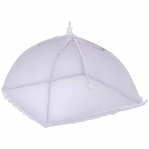 Alpina kokkupandav võrgust toidukate, 35 × 35 × 22 cm, lilla
