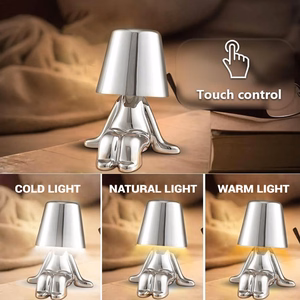 Night lamp hõbedane Man disain G