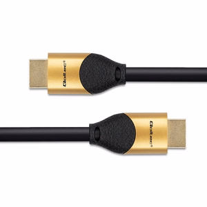 Qoltec 50355 – HDMI 2.1 Ultra High Speed kaabel, 8K 60 Hz, 28 AWG, kuldne, 2 m