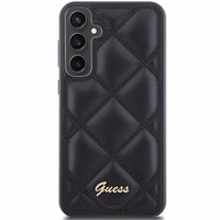 Guess GUHCS23FEPSQSQSK S23 FE S711 must/must hardcase Quilted Metal Logo