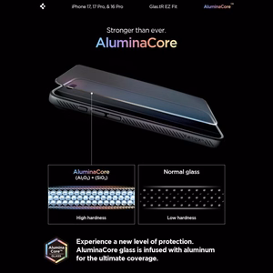 Spigen Glas.tR EZ Fit Karastatud klaas jaoks iPhone 16 Pro / 17 / 17 Pro - 2 pcs.