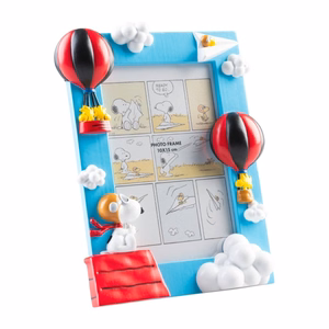 Snoopy 3D-pildiraam 10 × 15 cm fotole
