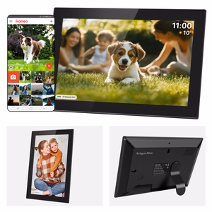 Kruger&Matz FRAMEO Wi-Fi digitaalne pildiraam, 10,1 tolli, must