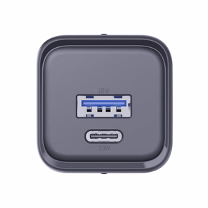 3mk Hyper Charger PD 33W GaN QC4+ PPS AFC FCP SCP 1A1C seinalaadija - must