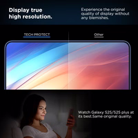 Tech-Protect Quick Set+ Karastatud klaas jaoks Samsung Galaxy S25 - Läbipaistev