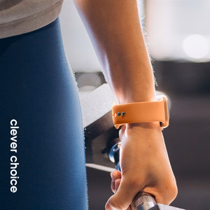 Crong Liquid Apple Watch rihm, 38/40/41/42 mm, oranž
