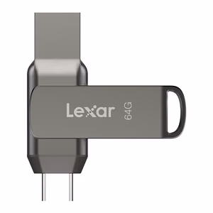 MEMORY DRIVE FLASH USB3.1 64GB/D400 LJDD400064G-BNQNG LEXAR