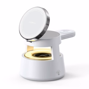 DUZZONA W23 5-in-1 Magnetic Juhtmevaba Charging Station with Bluetooth Speaker