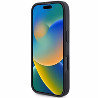 Mercedes Textured And Plain Leather MagSafe ümbris jaoks iPhone 16 Pro Max - must