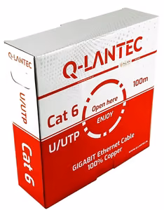 Q-LANTEC U/UTP Cat.6A võrgukaabel, keerupaar, LSOH
