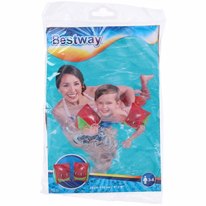 Bestway täispuhutavad laste ujumiskätised, 23 × 15 cm, punased