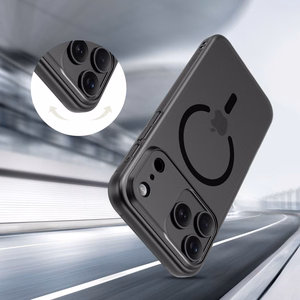 Tech-Protect MagSlim MagSafe Ümbris jaoks iPhone 17 Pro - Matt Must