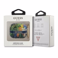 Guess GUA3HHFLB AirPods 3 ümbris sinine/sinine Flower Strap Collection
