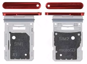 SIM-kaardi hoidja Samsung G781/G780 S20 FE Cloud Red originaal (hoolduspakett)