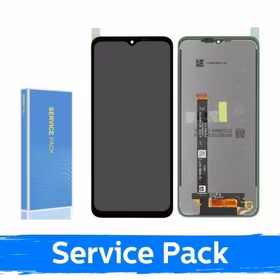 LCD ekraan ühilduv Samsung G556 Xcover 7 must (Service Pack / Aftermarket)(NF version)