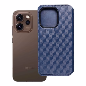 Klappümbris Oppo Reno 15 Pro 5G Cubic Book, sinine