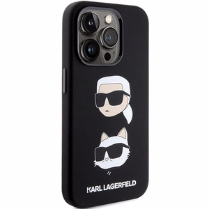 KARL LAGERFELD ümbris jaoks IPHONE 15 Pro Max KLHCP15XSDHKCNK (Silicone KC) must