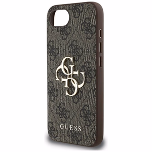GUESS ümbris jaoks IPHONE 16e (SE 4 2025) GUHCPSE44GMGBR (4G PU Big Logo) brown