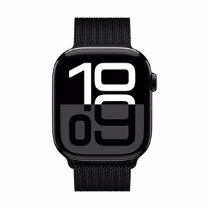 Crong Milano Steel roostevabast terasest rihm Apple Watch 38 / 40 / 41 / 42 mm kellale, must
