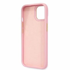 Guess Croco Collection ümbris jaoks iPhone 14 - roosa