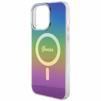 Guess IML Iridescent MagSafe ümbris jaoks iPhone 15 Pro - must