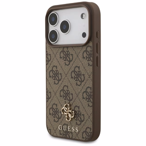Guess 4G Small Classic Logo MagSafe ümbris jaoks iPhone 17 Pro - brown