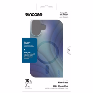Incase Halo Case MagSafe'i toega ümbris iPhone 16 Plusile, Tidal Ocean värvitoonis