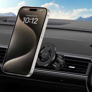 Tech-Protect N56 Magnetic Car Phone Hoidja koos MagSafe jaoks Air Vent - must