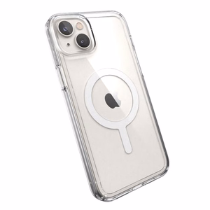 Speck Gemshell + MagSafe ümbris seadmele iPhone 15 Plus / 14 Plus, Microban mikroobivastase kaitsega, läbipaistev