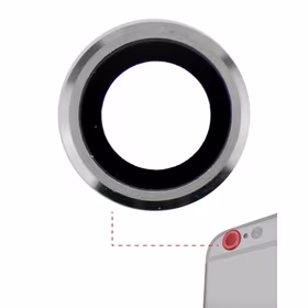 Rear Camera Lens Ühildub Apple iPhone 6 / 6S Rear Camera Lens Hõbedane
