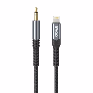 BWOO кабель AUX 3.5mm - Lightning BO-AUX068 черный