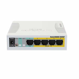 Коммутатор MIKROTIK CSS106-1G-4P-1S 5x 10/100/1000 1xSFP CSS106-1G-4P-1S