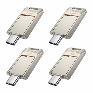 Pendrive 128GB USB 3.0 (USB C) Hoco UD17 nickel