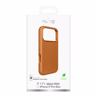 Pure Icon Mag Pro Liquid Silicone Ümbris jaoks iPhone 17 Pro Max, MagSafe Compatible, with Camera Protection and Aluminum Buttons - Oranž