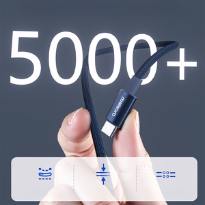 Choetech XCC-1068 PD 60W USB-C - USB-C kaabel ekraaniga 1.2 m - sinine