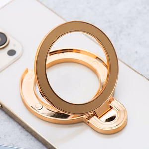 Phone stand CIRCLE - stick-on - kuldne