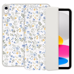 Чехол Tech-Protect SC Pen для iPad 10.9" 2022 (10 пок.) / 11" 2025 (11 пок.) - ромашки с листьями