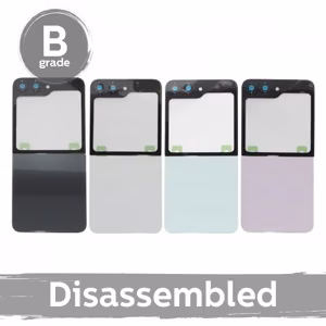 Tagakaas ühilduv Samsung F731 Z Flip5 / Cream / (9/10 lahtivotud)