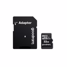Memory card Goodram microSD 32Gb (class 10) + SD adapter