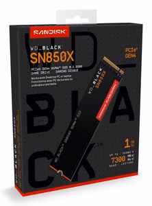 WD Black SSD SN850X Gaming NVMe 1TB M.2