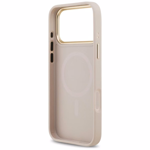 GUESS ümbris jaoks IPHONE 17 Pro Max compatible with MagSafe GUHMP17XPG4SEMCP (PU W/ 4G Stripe) roosa
