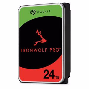 SEAGATE IronWolf Pro 24TB SATA 512 MB 7200 rpm Discs/Heads 10/20 3,5" ST24000NT002 (HDD)