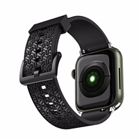 Apple Watch 42 / 44 / 45 mm kellarihm Y käepael Apple Watchile - must