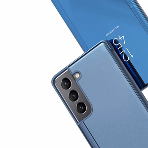 Clear View ümbris Flip Cover Samsung Galaxy S22 + (S22 Plus) roosa