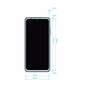 Crong 7D Nano Flexible Glass 9H kogu ekraani kattev hübriidne ekraanikaitse seadmele Xiaomi Redmi Note 10 5G