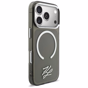 Karl Lagerfeld IML KL Script Logo MagSafe Ümbris for iPhone 17 Pro Max - must