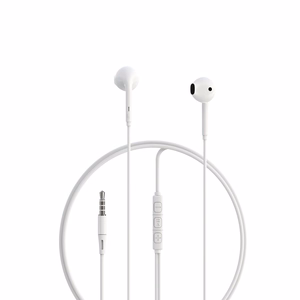 Devia wired earphones Kintone A3 jack 3,5mm valge