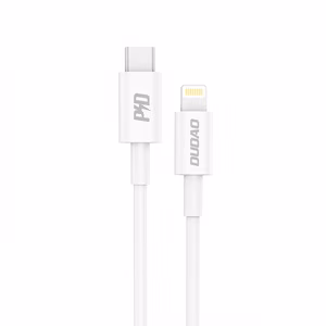 USB Kaabel Dudao L6X valge Type-C / Lightning 100cm (kuni 20W)