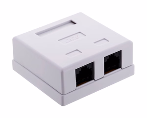 Alantec GN011 – pinnapealne Cat 6 võrgupesa, valge