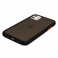 Vennus Color Button Bumper jaoks Samsung Galaxy A20S Must